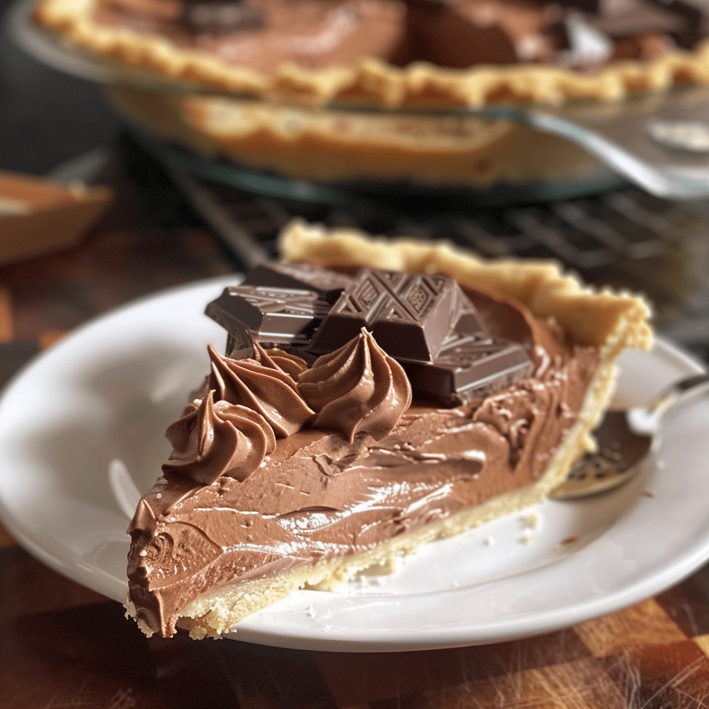 3 Ingredient No Bake Chocolate Pie