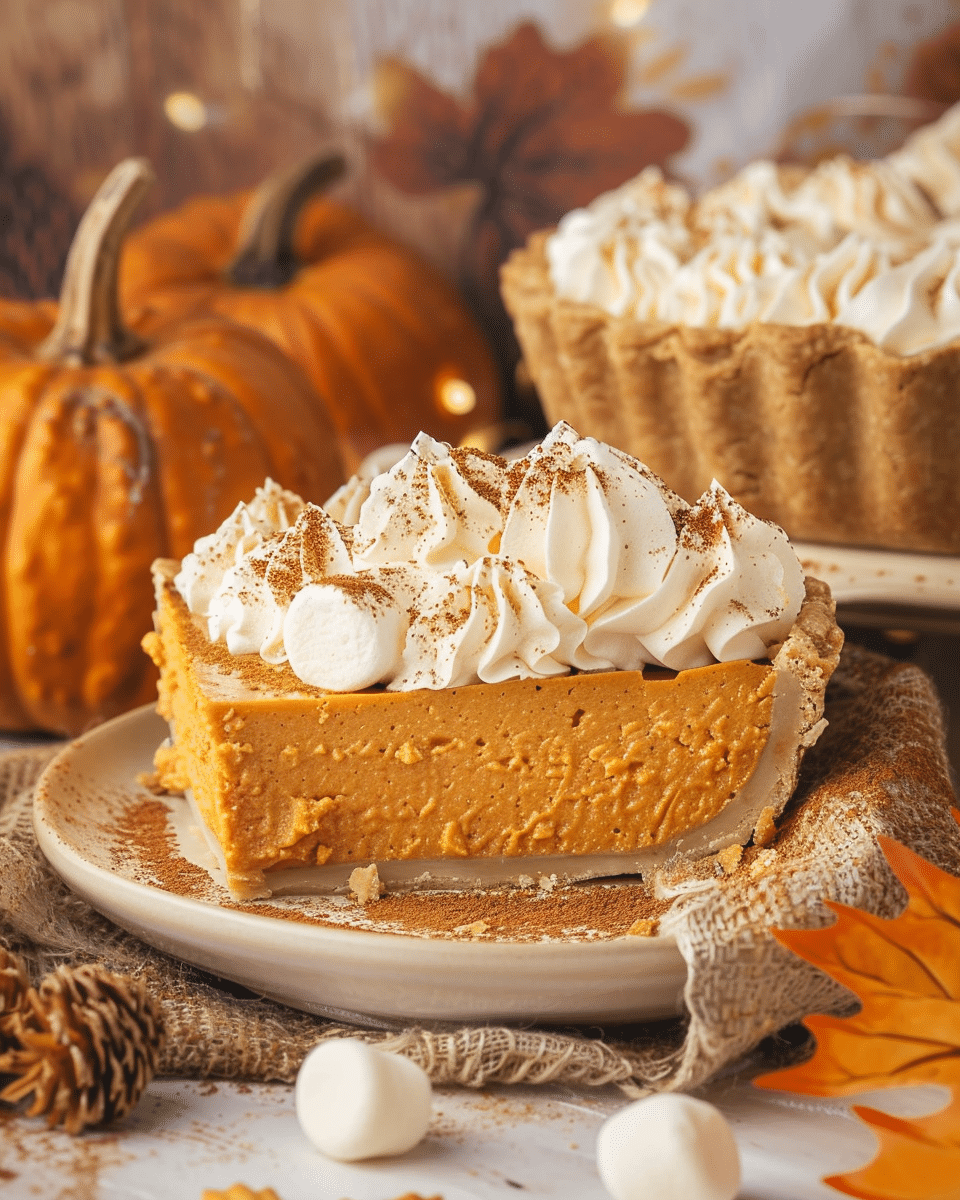 Marshmallow Pumpkin Pie Recipe