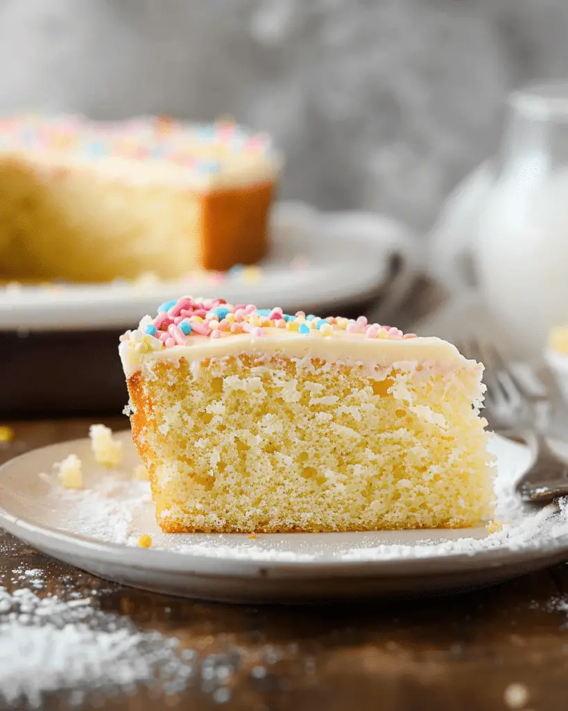 Moist Vanilla Cake Recipe | Yum Family Recipes