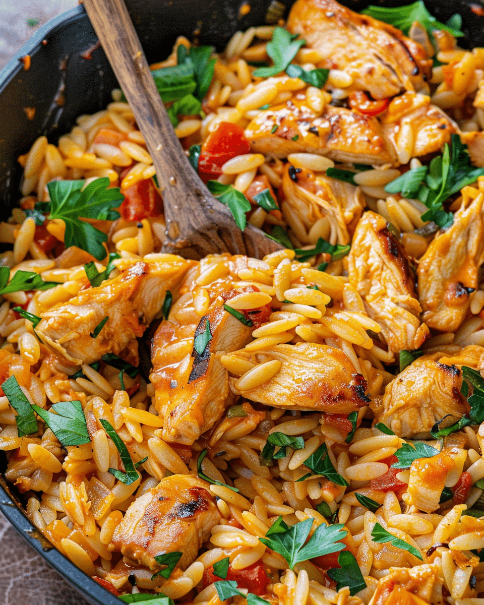 Cajun Chicken Orzo