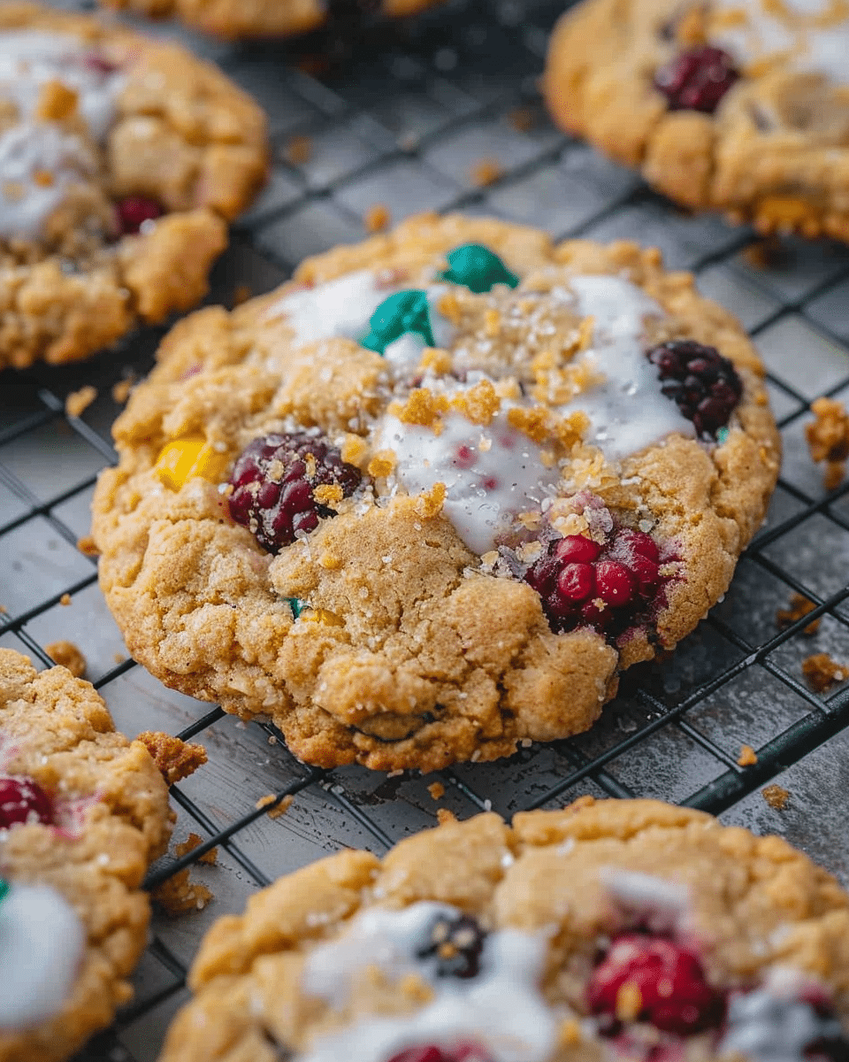 The Crumbl Berry Crunch Cookies
