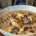 Creamy Mushroom Chicken and Wild Rice Soup