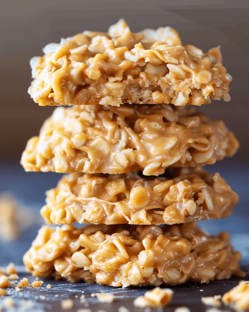 Peanut Butter No Bake Cookies | Yum Family Recipes