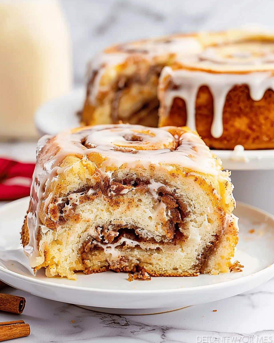 Cinnamon Roll Cake