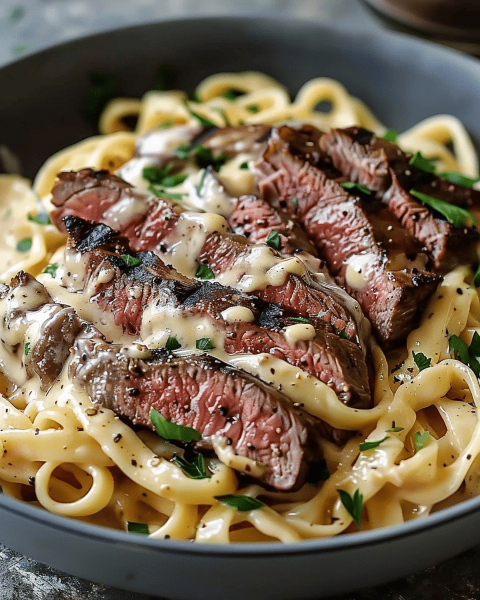 Cajun Steak Alfredo