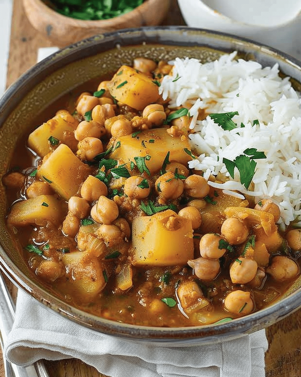 Chickpea and Potato Curry Recipe