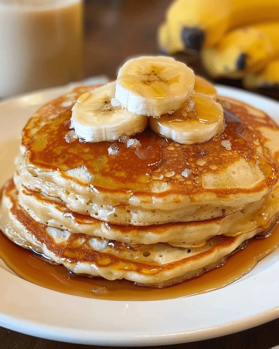 Brown Sugar Banana Pancakes