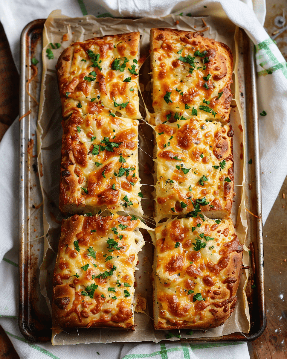 Best Cheesy Garlic Bread Recipe