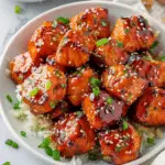 Mouthwatering Honey Garlic Salmon Bites