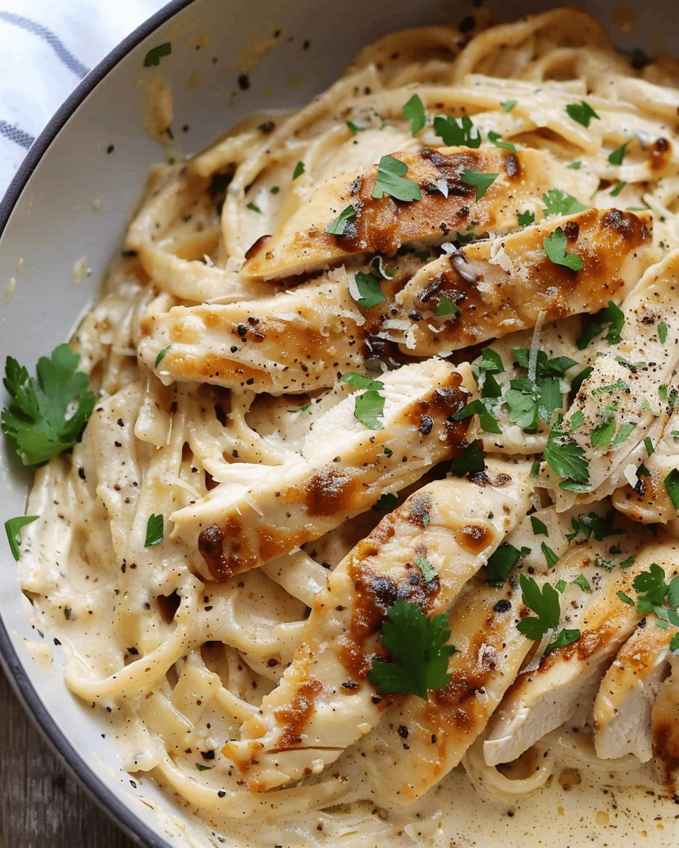 Chicken Garlic Parmesan Pasta Recipe