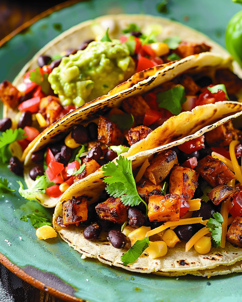 Black Bean Sweet Potato Tacos