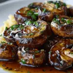 Steakhouse Garlic Butter Mushrooms