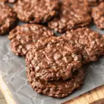 Chocolate Peanut Butter No Bake Cookies