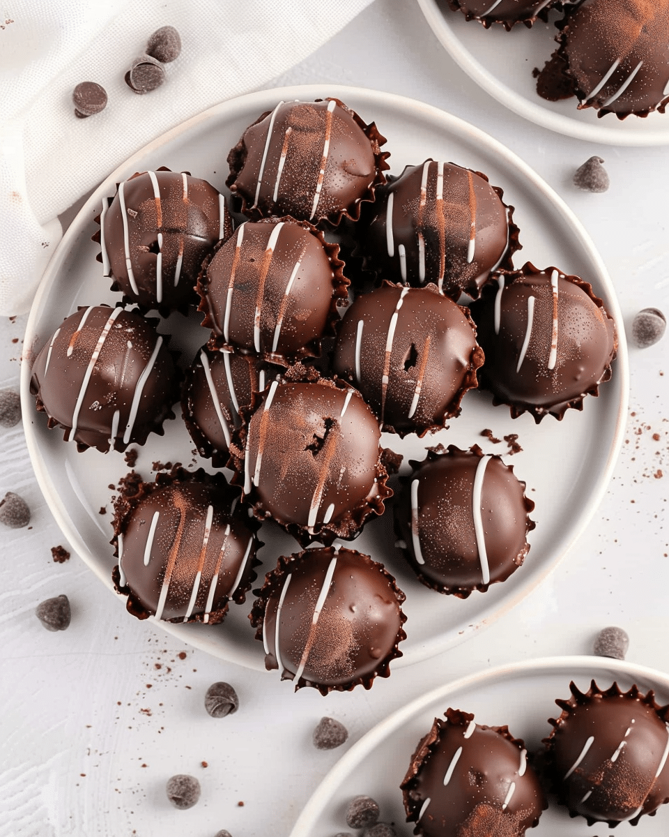No-Bake Brownie Bites
