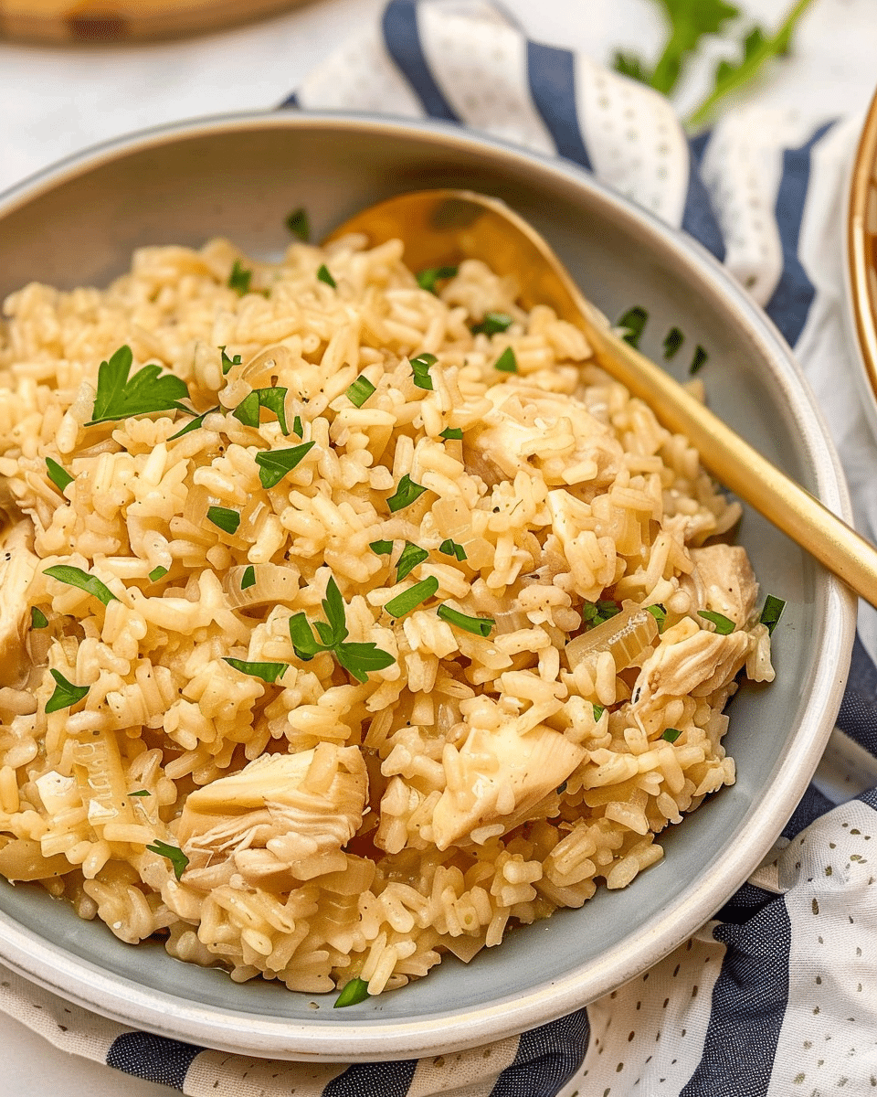 Dreamy Instant Pot Chicken and Rice