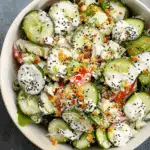 Cucumber Everything Bagel Salad