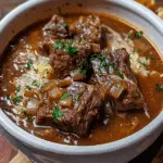 French Onion Beef Short Rib Soup