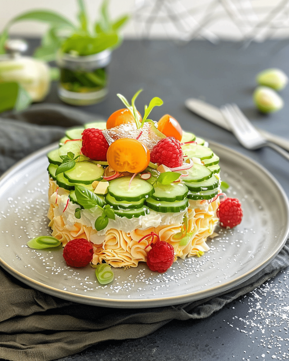 Mini Salad Cakes