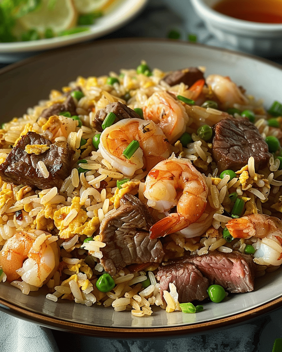 Shrimp & Steak Fried Rice