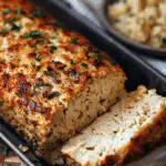 Garlic Parmesan Chicken Meatloaf
