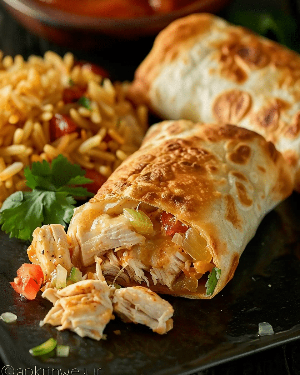 Easy 30-Minute Chicken Chimichanga Recipe