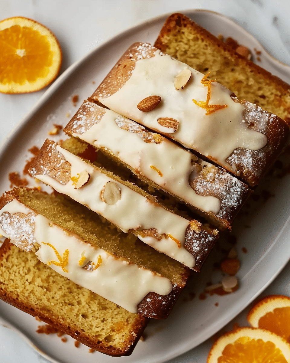 Almond Flour Orange Loaf Cake Recipe