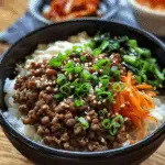 Delicious Korean Ground Beef Bowl