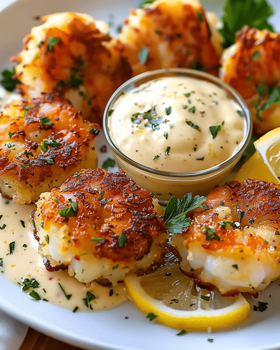 Shrimp Cakes with Lemon Aioli