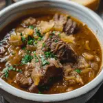 French Onion Beef Short Rib Soup