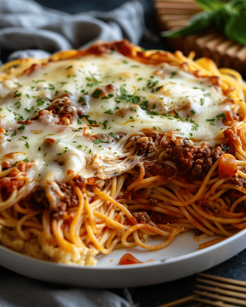 Spaghetti Pie Recipe