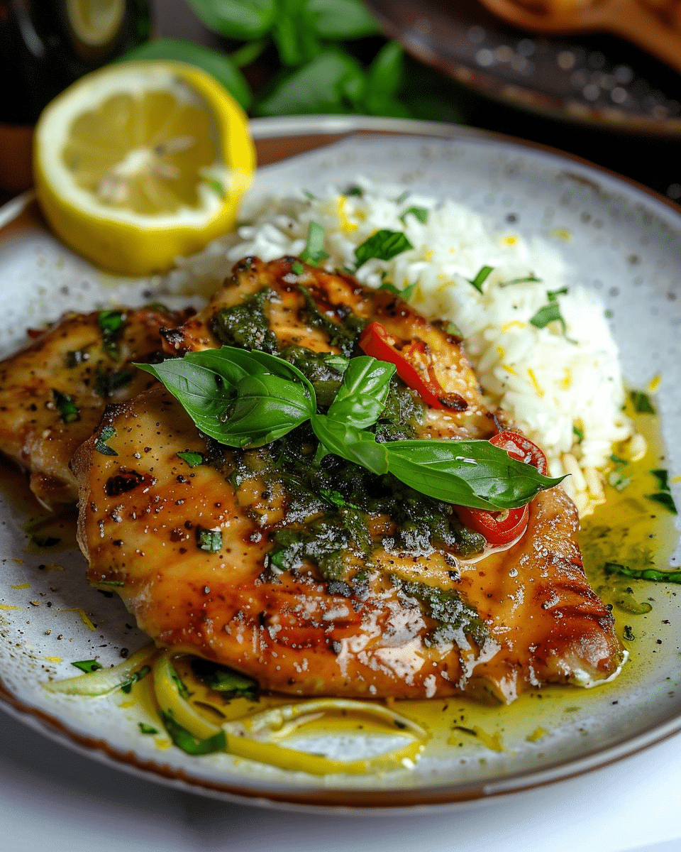 Lemon Basil Chicken