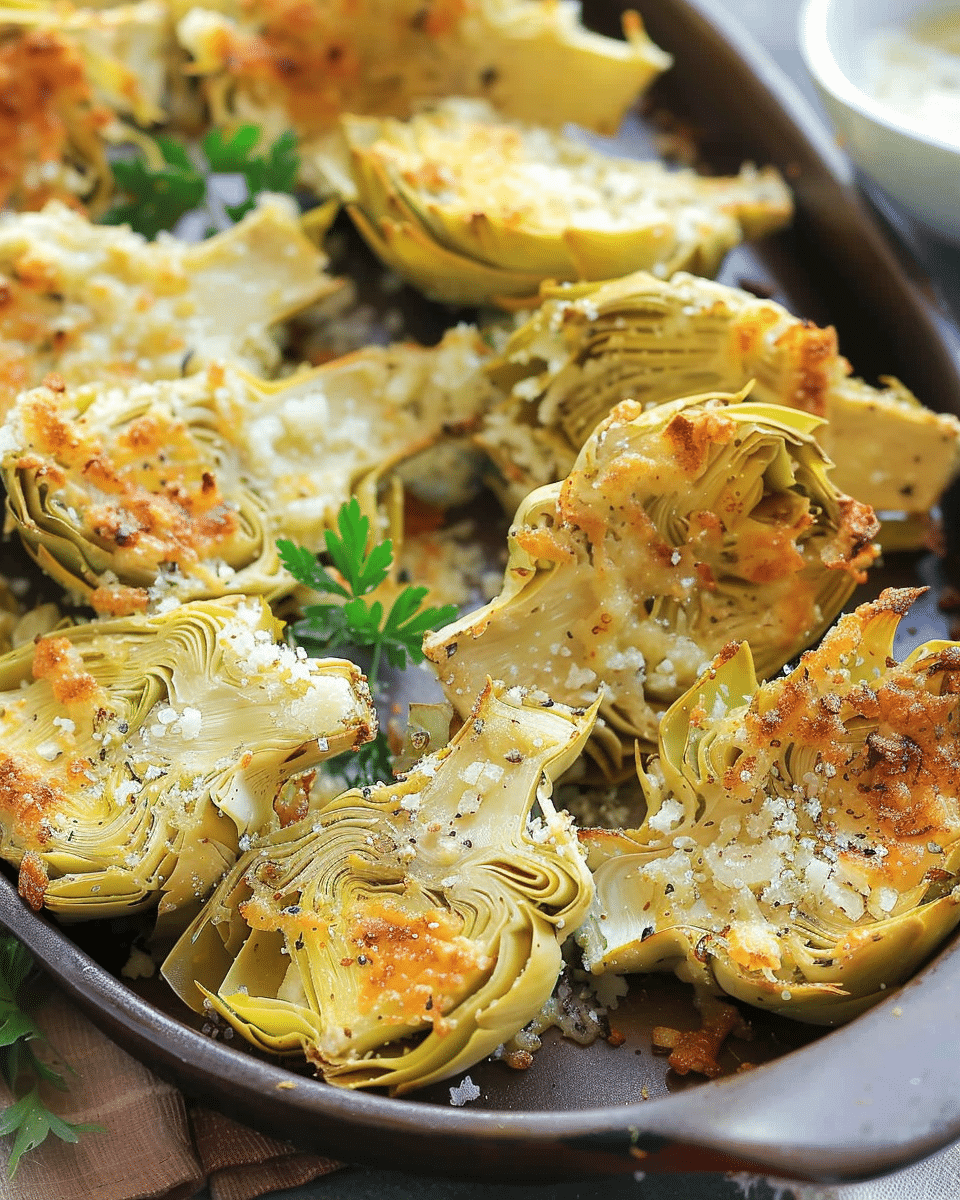 Parmesan Artichoke Hearts