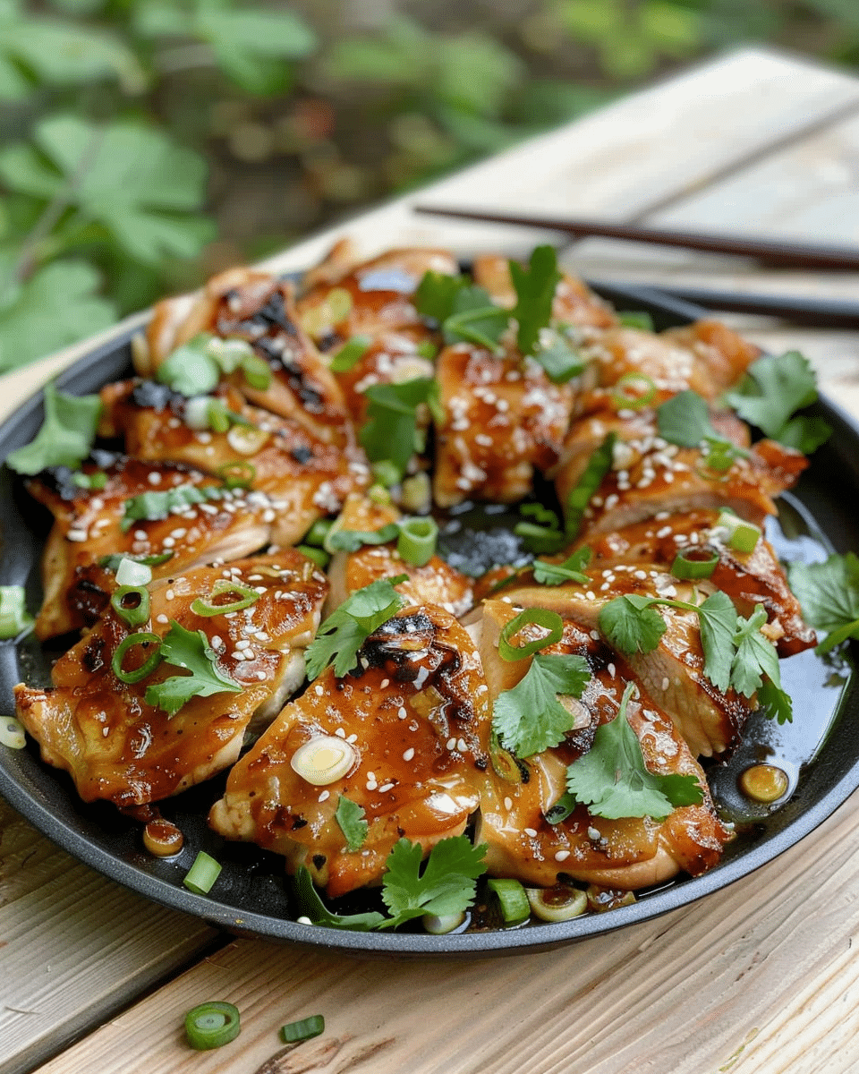Viral Garlic Miso Chicken Thighs