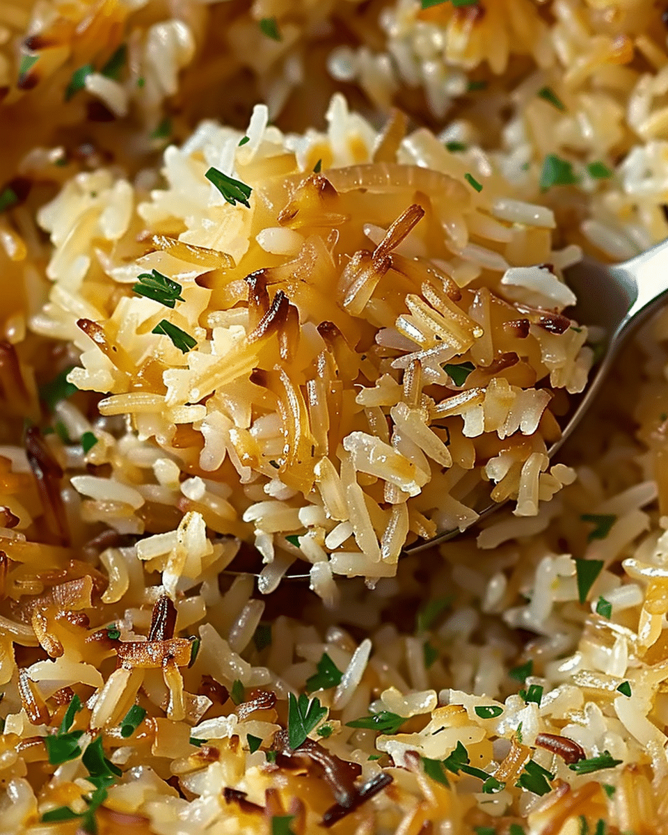 French Onion Soup Rice