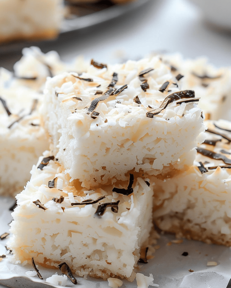 Keto Coconut Squares