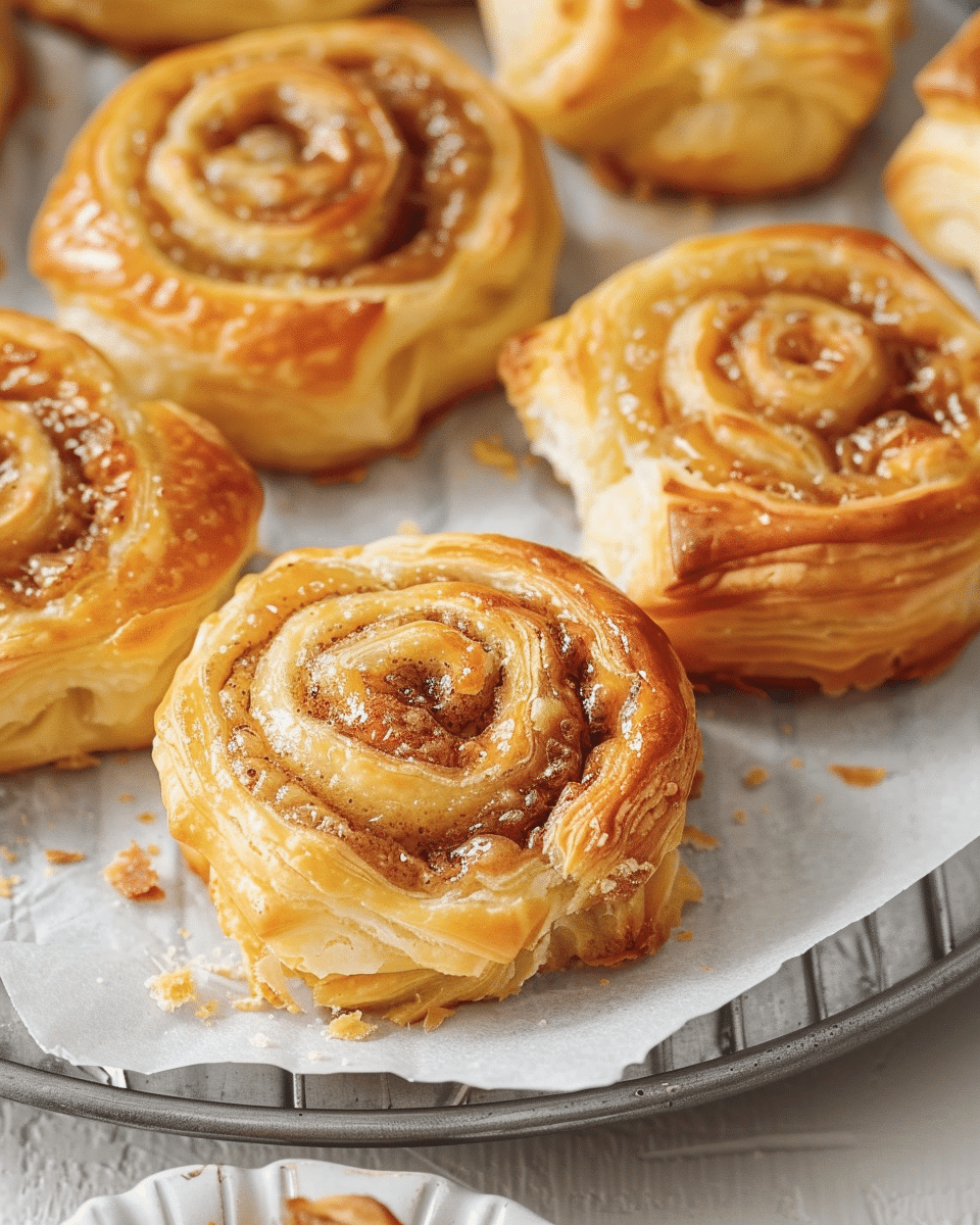 Puff Pastry Cinnamon Rolls Recipe