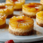 Mini Pineapple Upside-Down Cheesecakes
