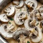 Creamy Garlic Butter Tuscan Mushrooms