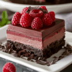 Heavenly Raspberry Chocolate Mousse Cake