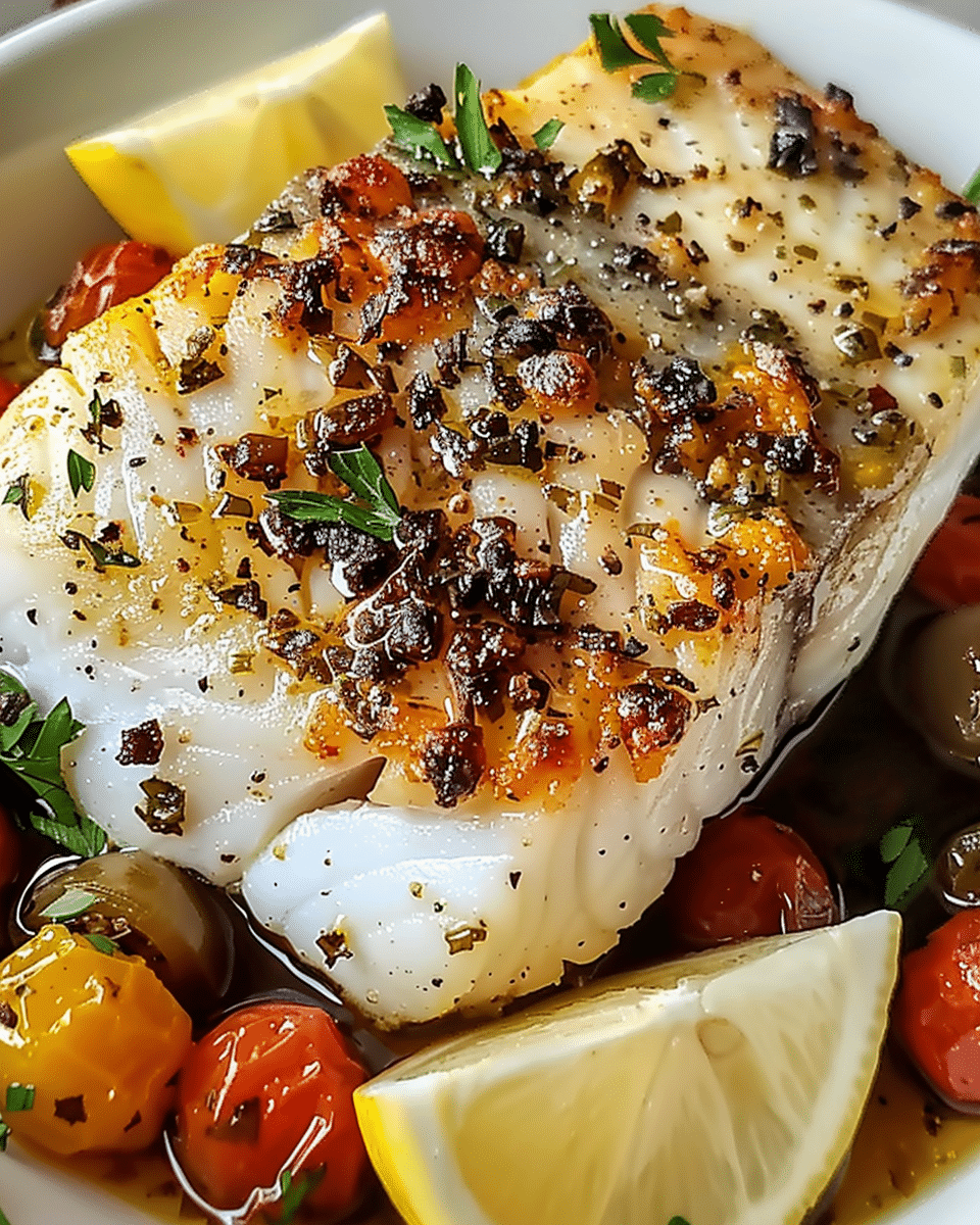 Healthy Mediterranean Baked Cod: Quick & Easy Recipe