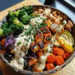 Roasted Veggie Tahini Bowls