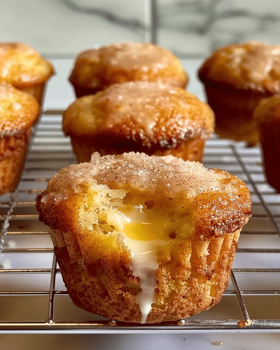 Gooey Cinnamon Cream Cheese Muffins