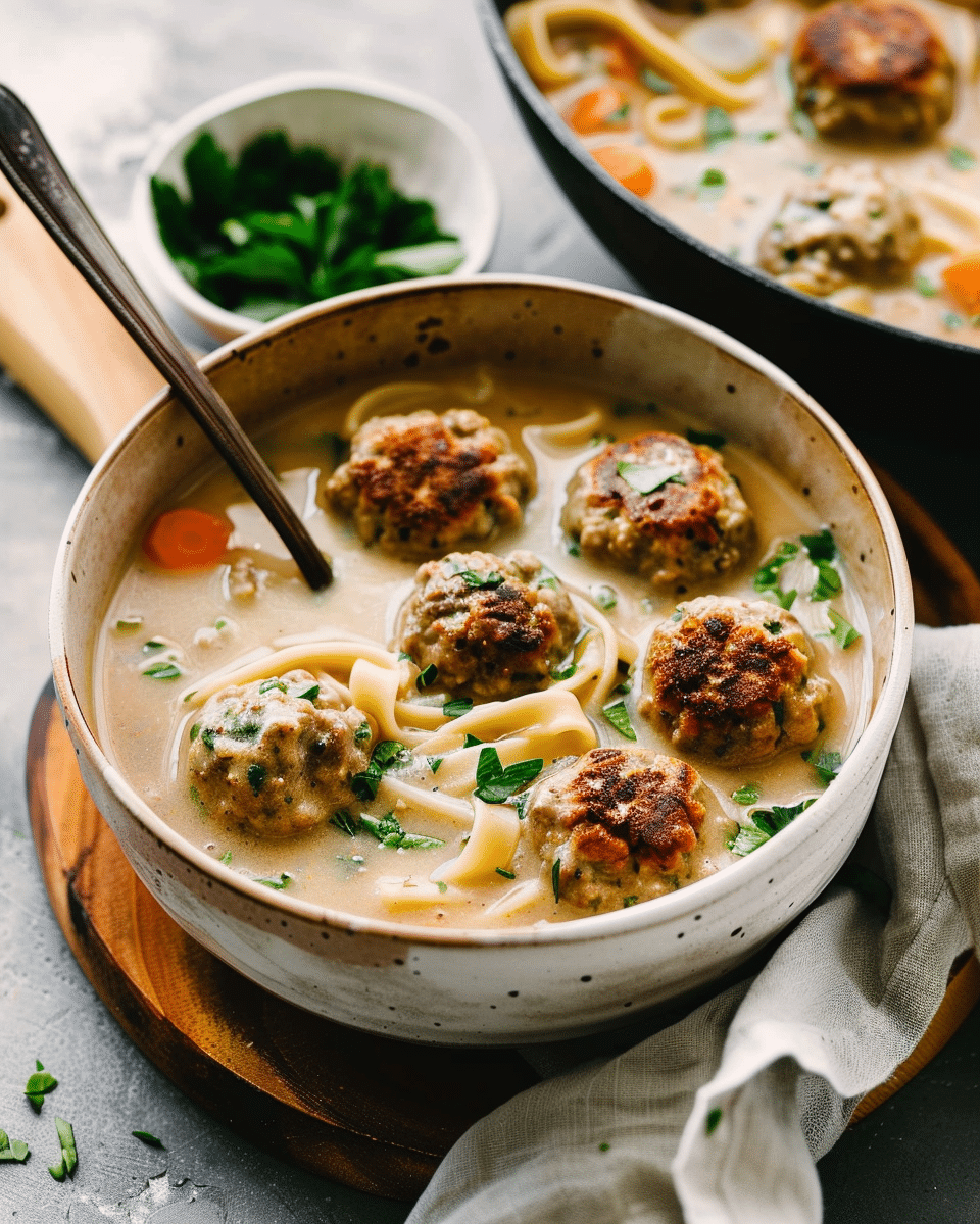Swedish Meatball Soup