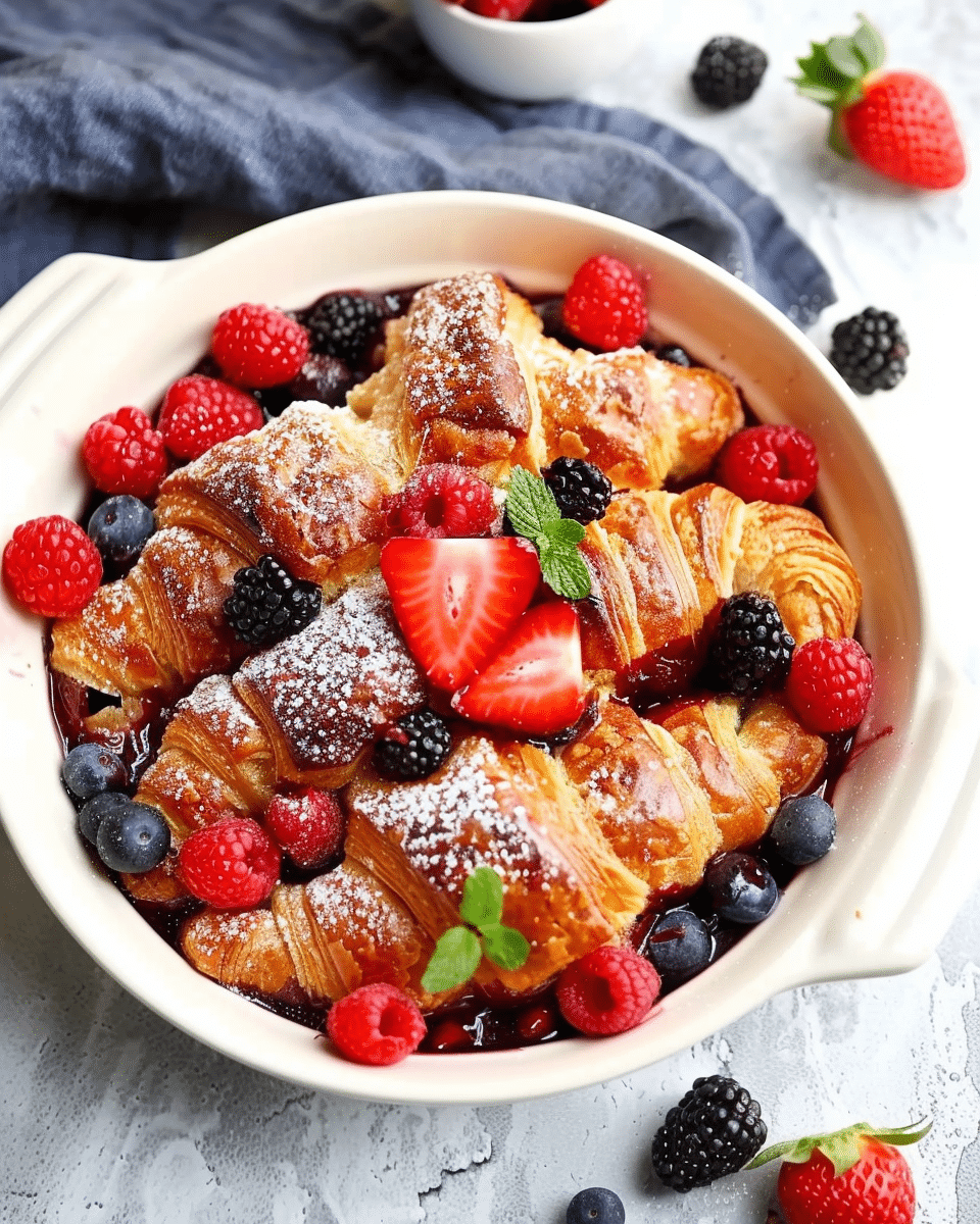 Berry Croissant Bake