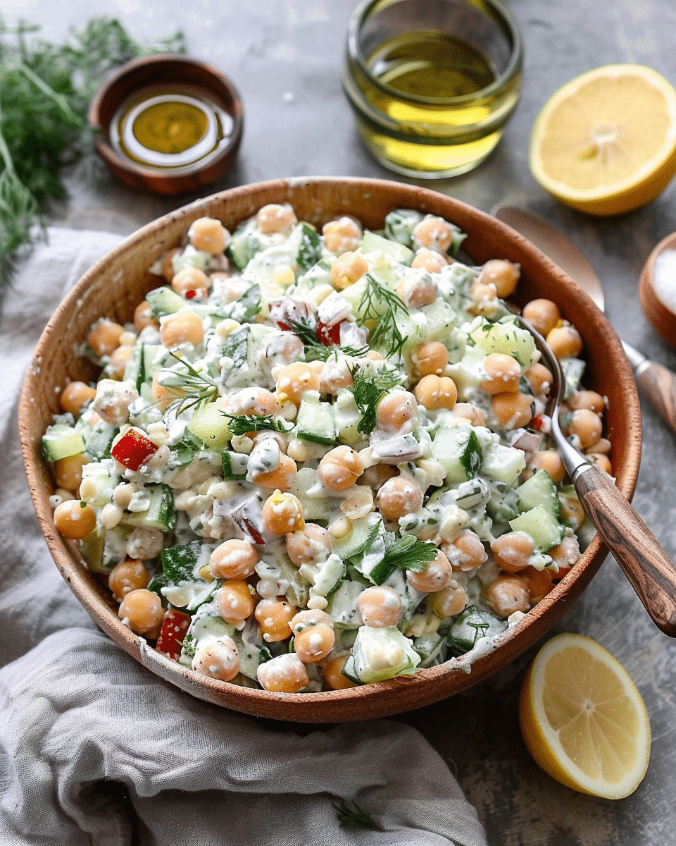 Tzatziki Chickpea Salad