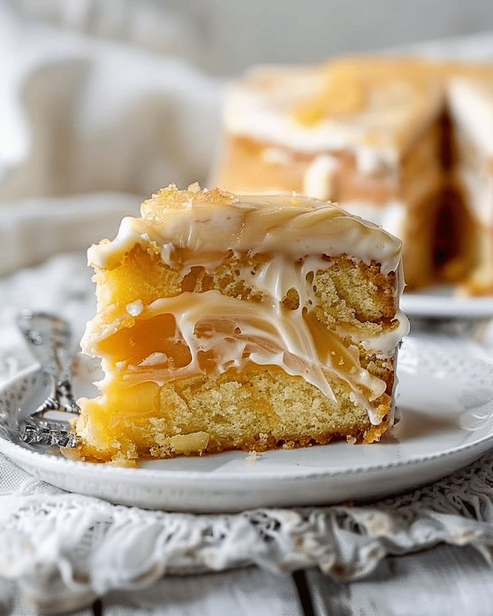 Brown Sugar Peach Cake