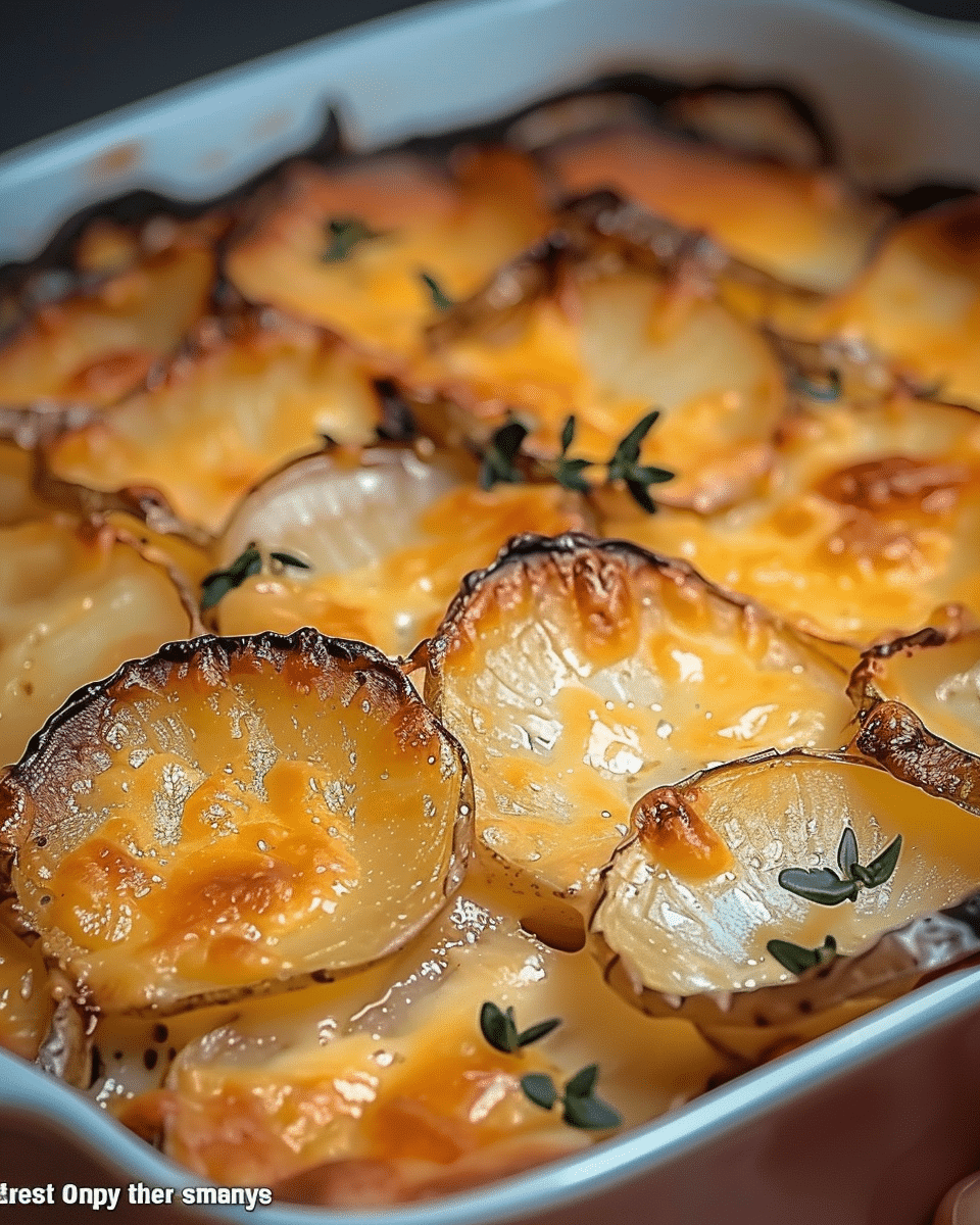 French Onion Potato Bake