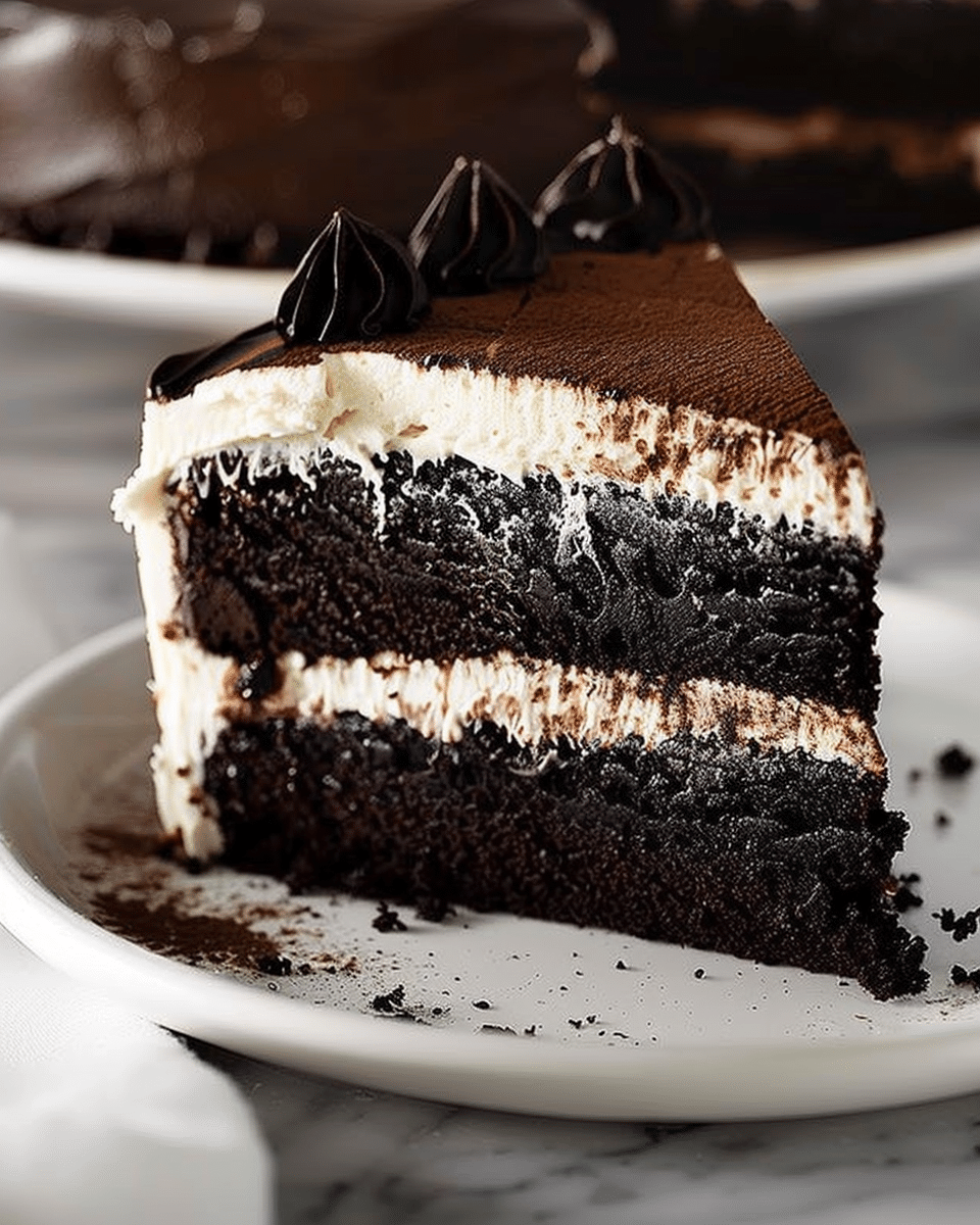 Black Cocoa Cake