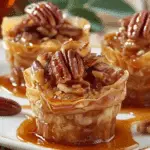 Pecan Caramel Baklava Cups