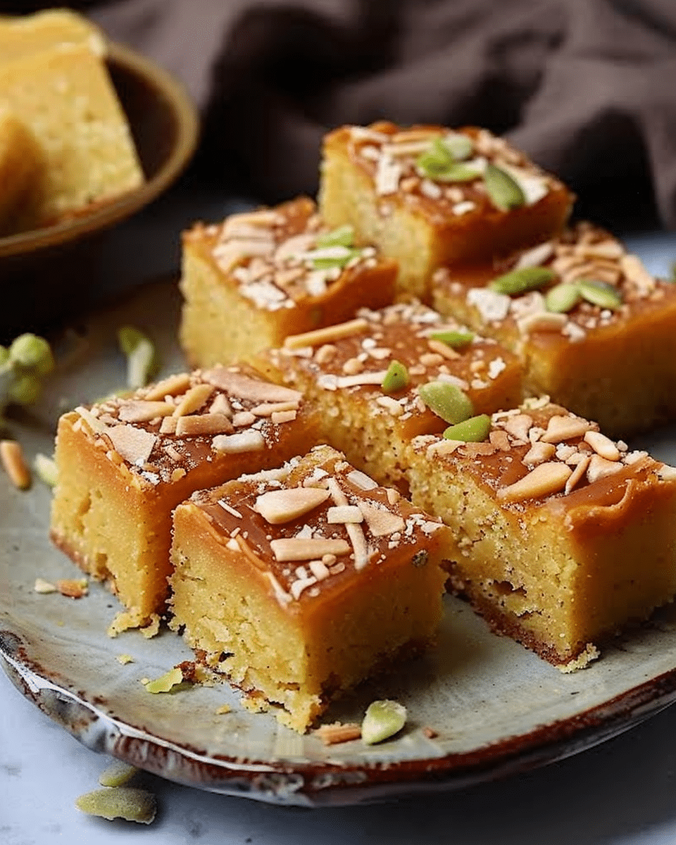 Melt-in-the-Mouth Besan Milk Cake
